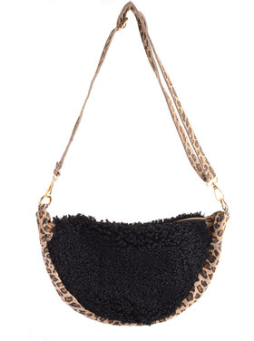 Giuliano Leather  Suede panther waist bag | Teddy | 552326