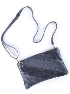 Giuliano Leather  Leder-Schultertasche - Rainbow Metallic | 552807