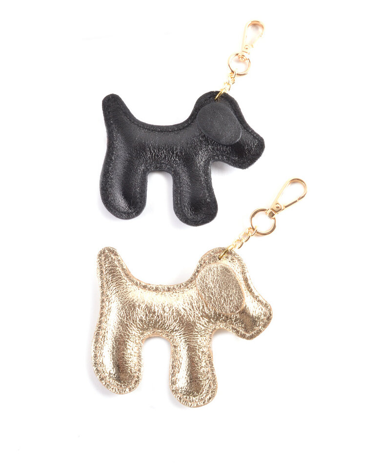 Giuliano Leather  Keyring | Metallic |  2317