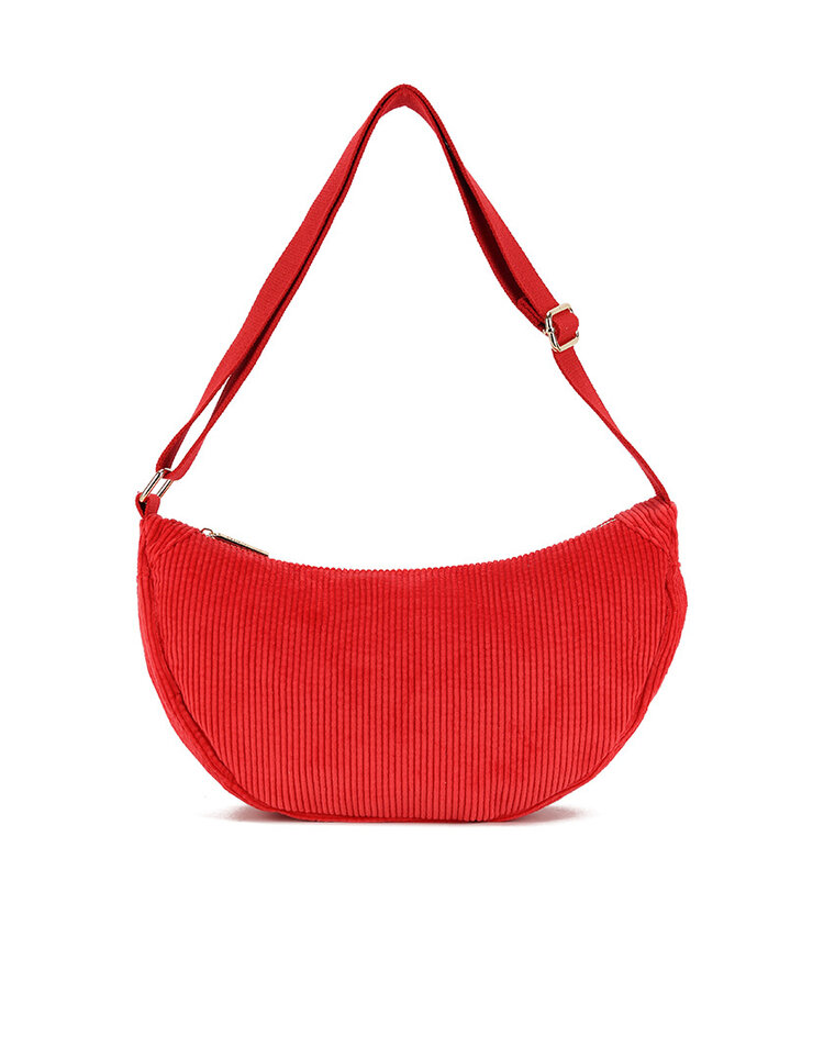 Giuliano Artificial Leather shoulderbag | 40073 | Fabric Ribbed