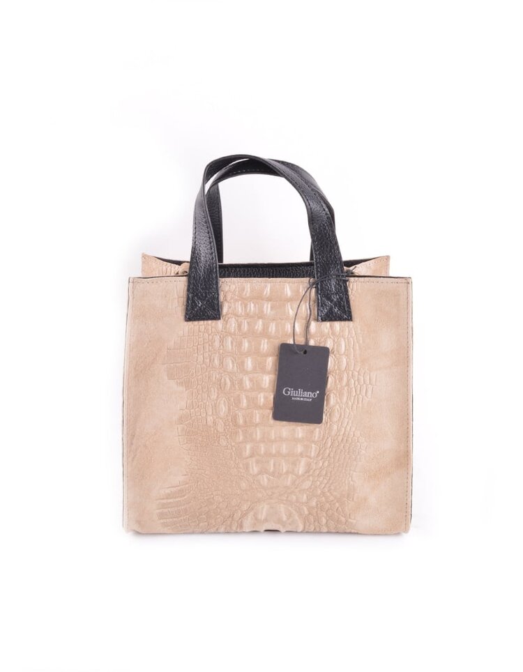 Giuliano Leather  Leder-Handtasche | Kroko 900038