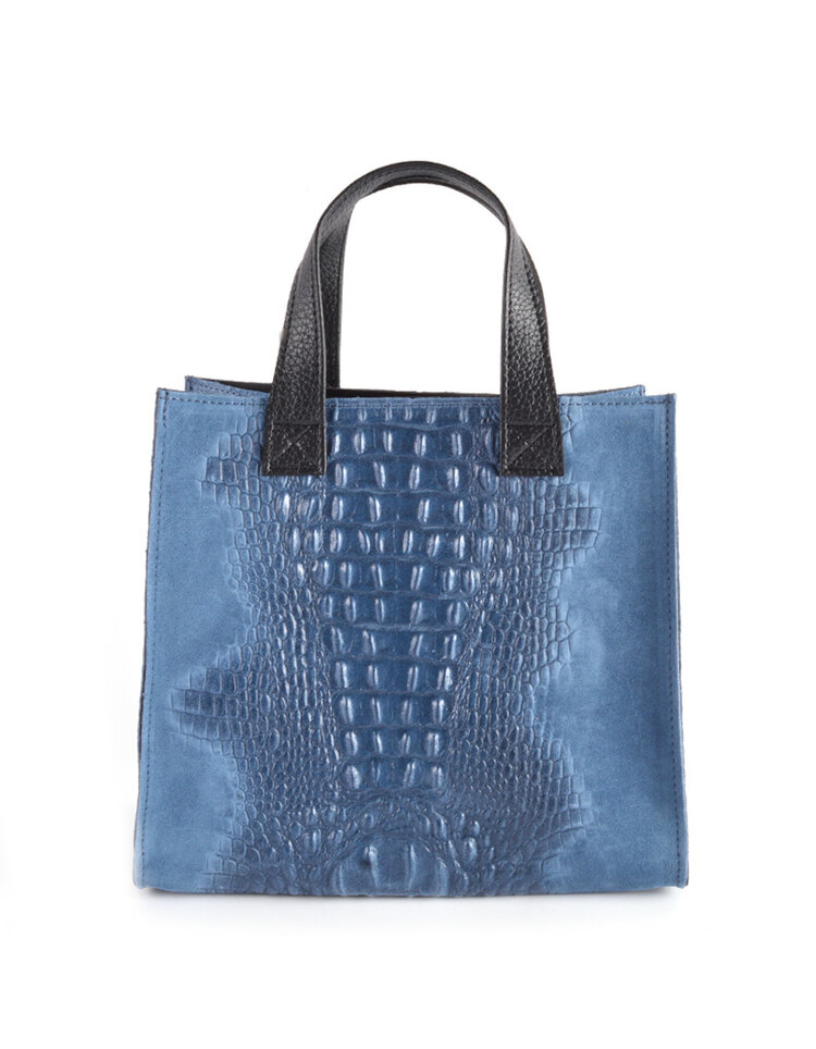 Giuliano Leather  Leder-Handtasche | Kroko 900038