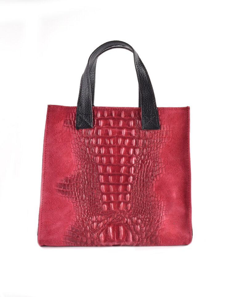 Giuliano Leather  Leder-Handtasche | Kroko 900038