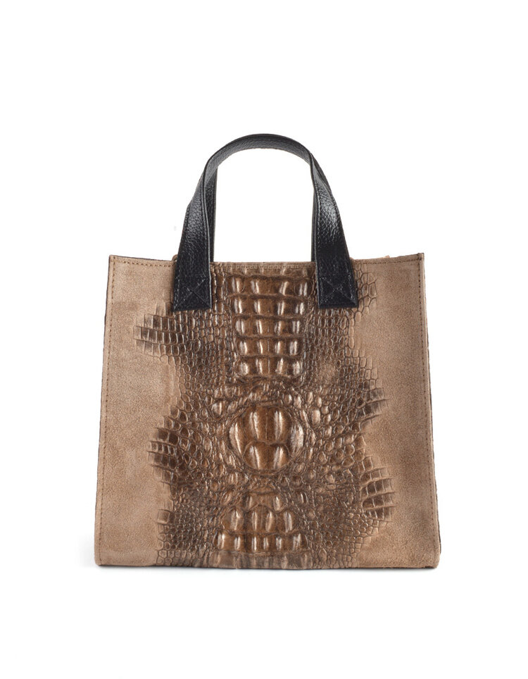Giuliano Leather  Leder-Handtasche | Kroko 900038