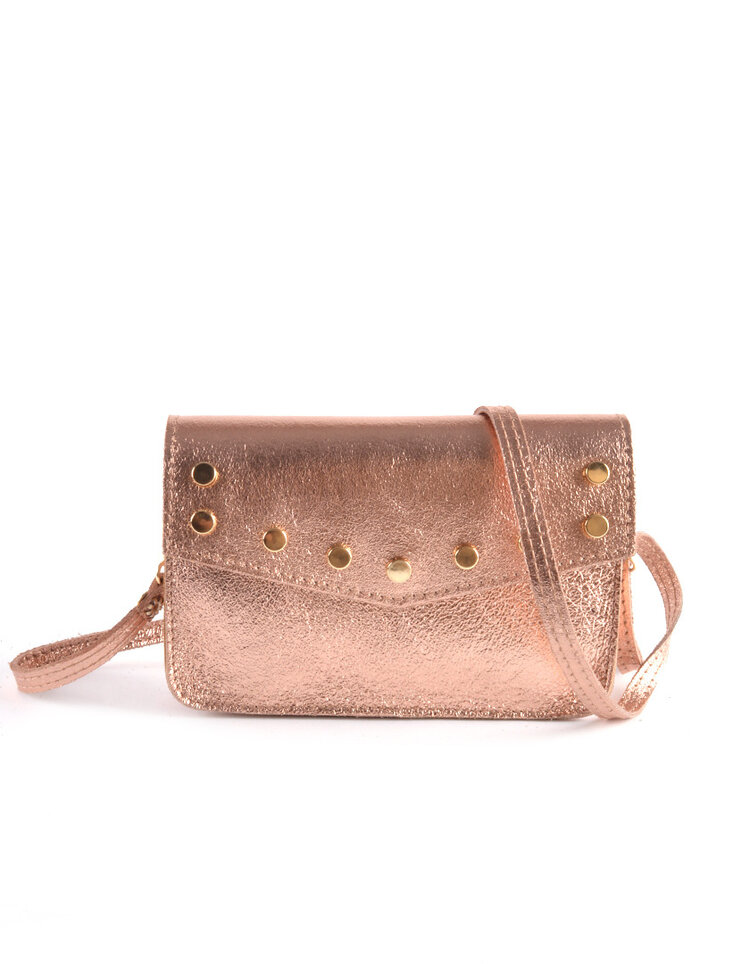 Giuliano Leather  Kleine Leder-Schultertasche | Belt Bag Metallic | 900058