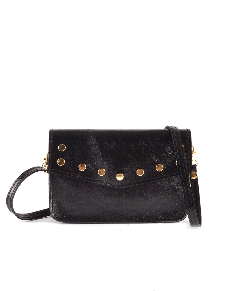 Giuliano Leather  Kleine Leder-Schultertasche | Belt Bag Metallic | 900058