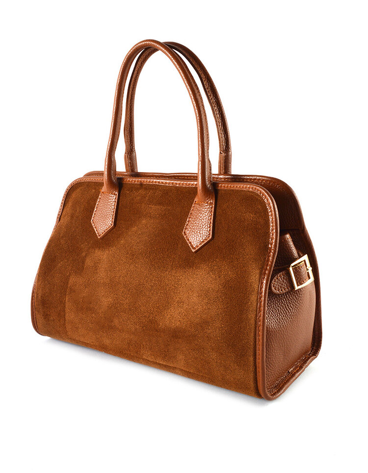 Giuliano Leather  Leder-Handtasche | Wildleder | 552341