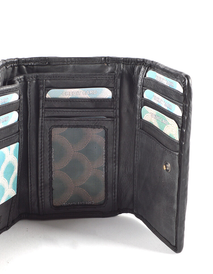 Giuliano Leather  Gewaschene Leder-Herrengeldbörse | 559138