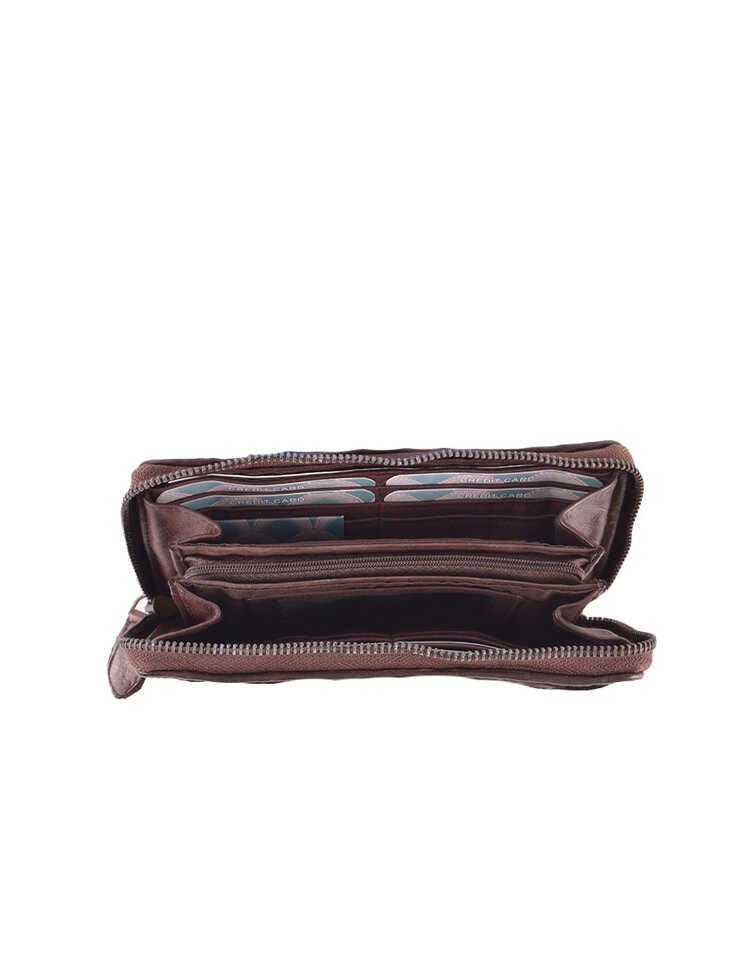 Giuliano Leather  Gewaschene Leder-Herrengeldbörse | 559137