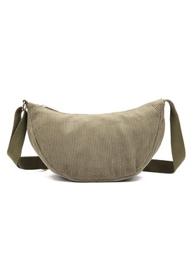 Giuliano Kunstlederen Schoudertas | 40073 | Stof Geribbeld