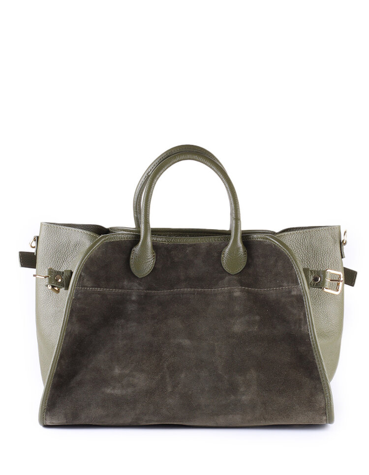 Giuliano Leather  Leder-Handtasche | Wildleder | 552352