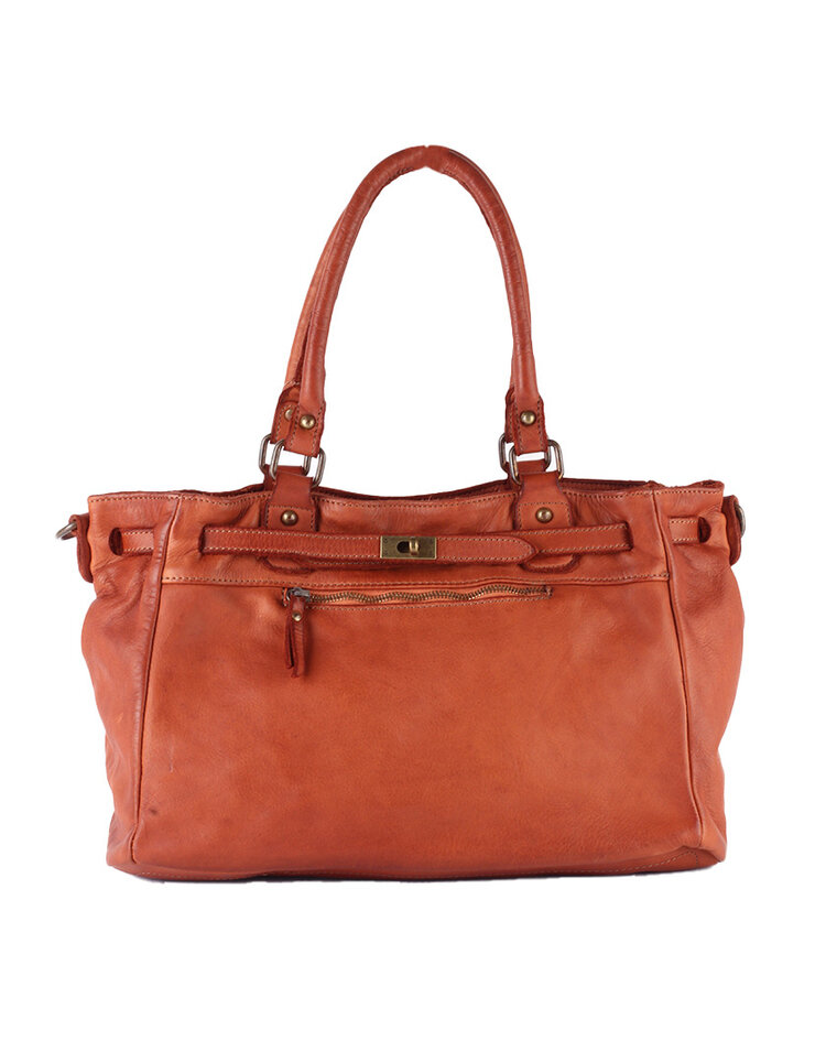 Giuliano Leather  Gewassen Lederen handtas | 552363