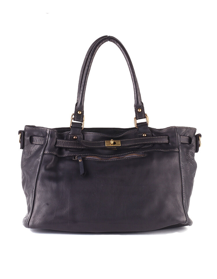 Giuliano Leather  Gewassen Lederen handtas | 552363