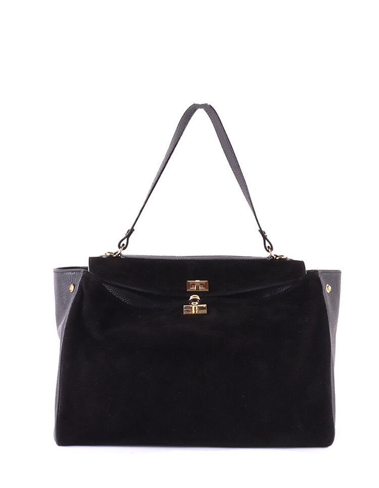 Giuliano Leather  Leder-Handtasche | Wildleder | 552351