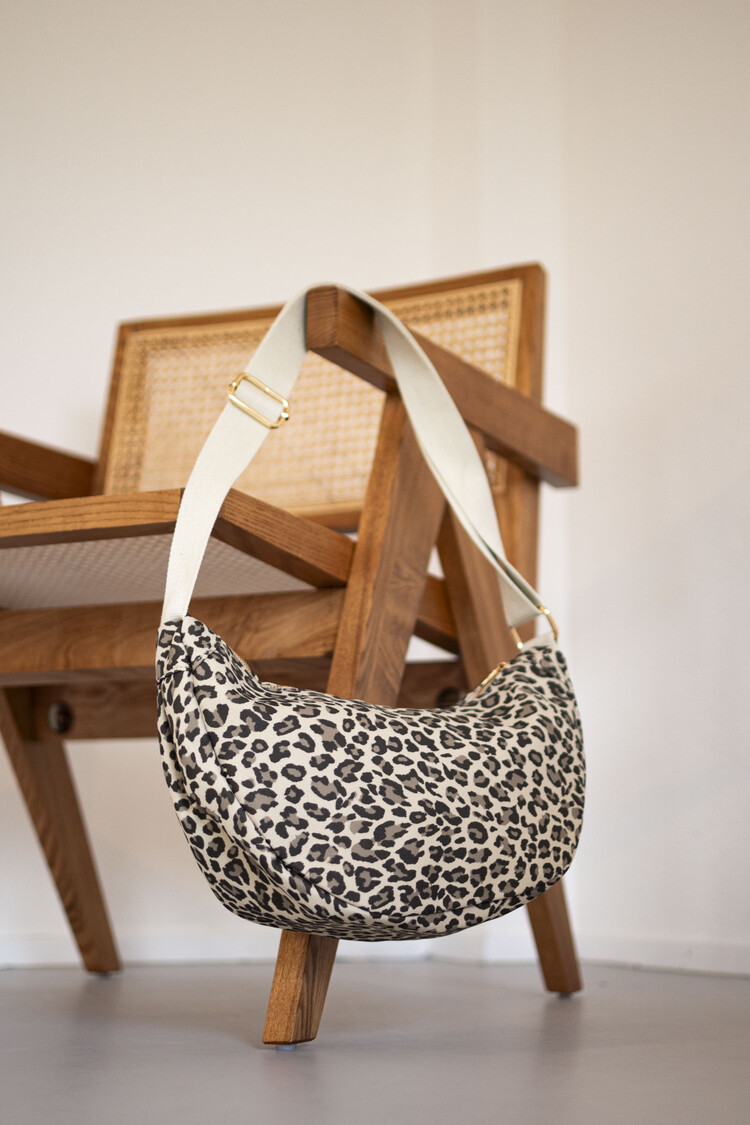 Giuliano Kunstleder-Schultertasche | Leopard | 400731