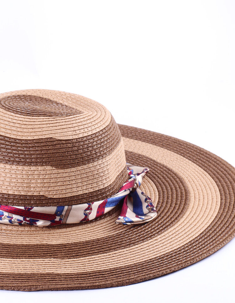 Giuliano Summer hat scarf and stripes  | 3001450
