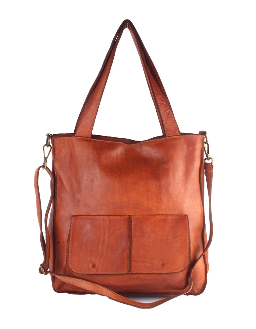 Giuliano Leather Gewassen Lederen Schoudertas | 552377, foto 4 van 4