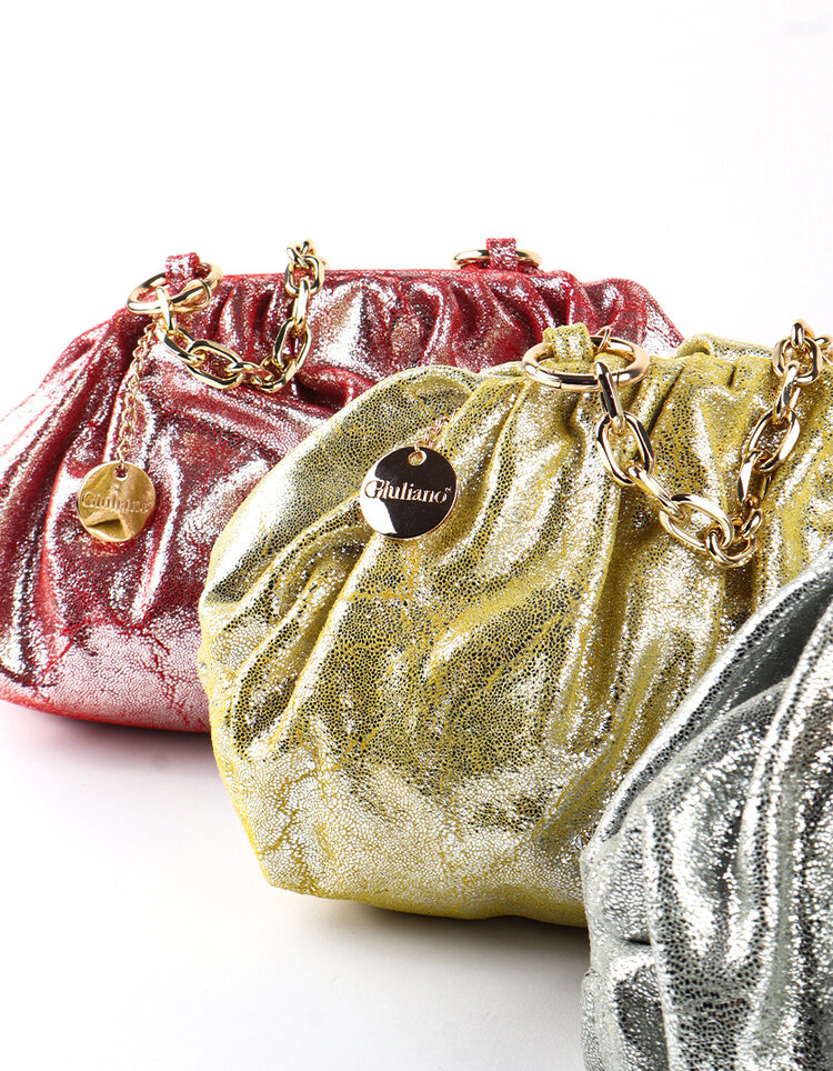 Leder-Schultertasche | Shiny 552401
