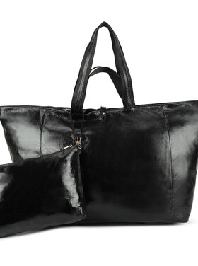 Giuliano Kunstlederen handtas met binnentas | Metallic | 88050