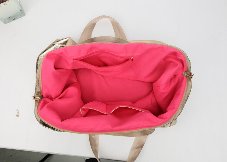 Giuliano Kunstlederen handtas met binnentas | Metallic | 88050