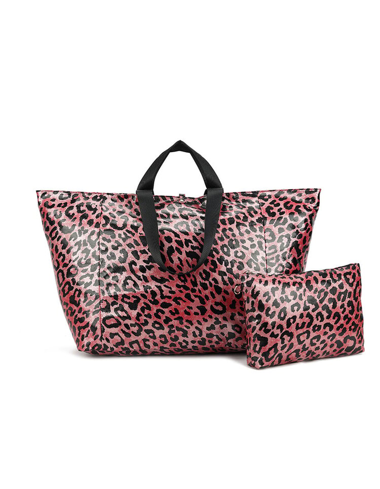 Kunstleder-Handtasche | Leopard | 88050