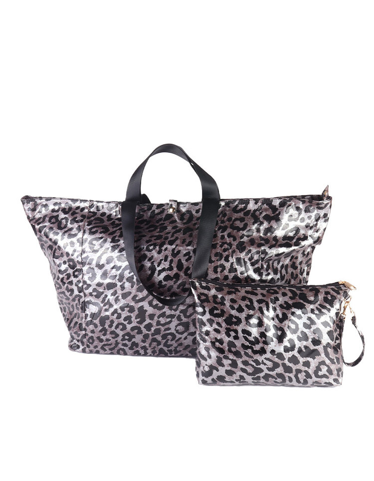 Kunstleder-Handtasche | Leopard | 88050