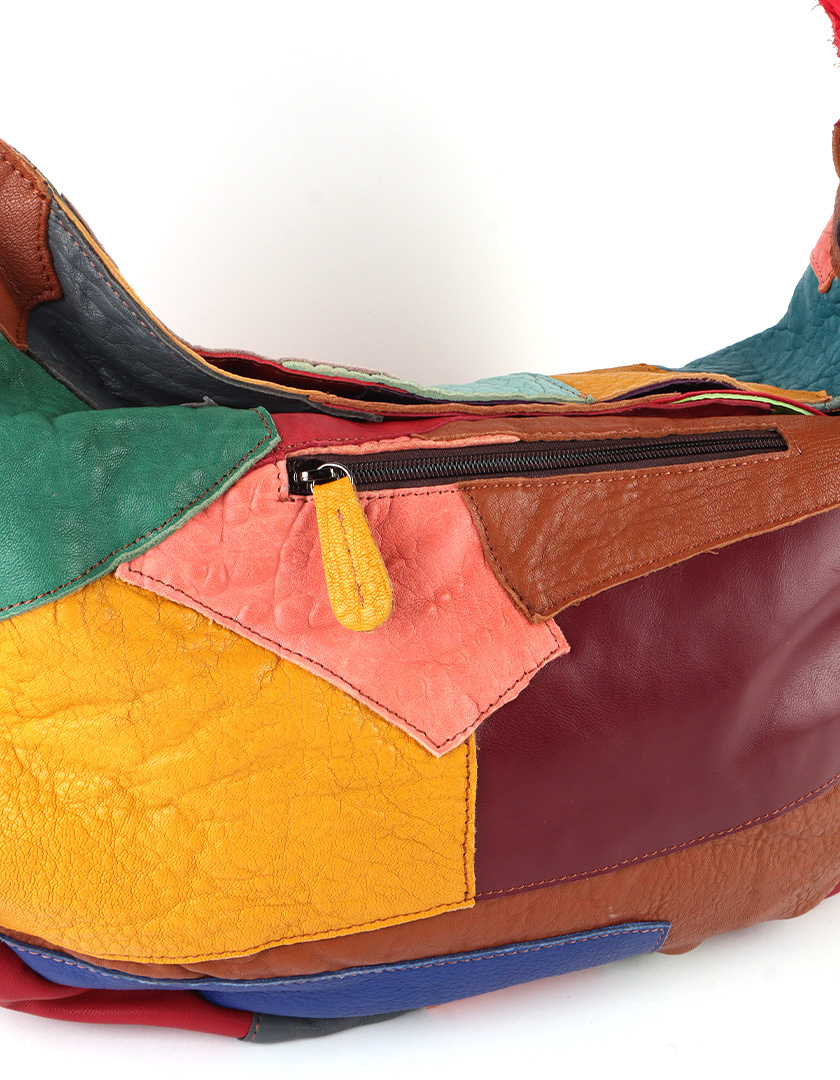 Lederen handtas | Multicolor | 552069, foto 3 van 3