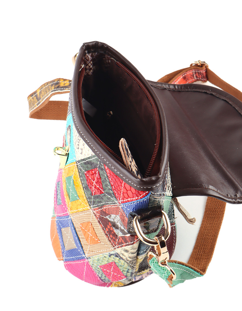 Giuliano Leather Lederen bucket tas | Multikleur | 552251, foto 3 van 3