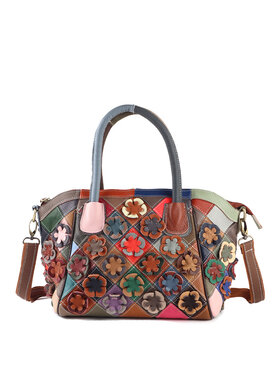 Giuliano Leather  Lederen handtasje | Bloemetjes | 552252