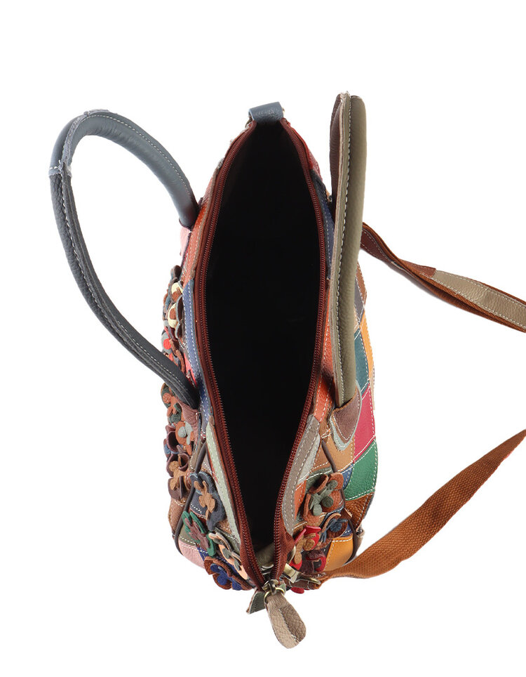 Giuliano Leather  Lederen handtasje | Bloemetjes | 552252