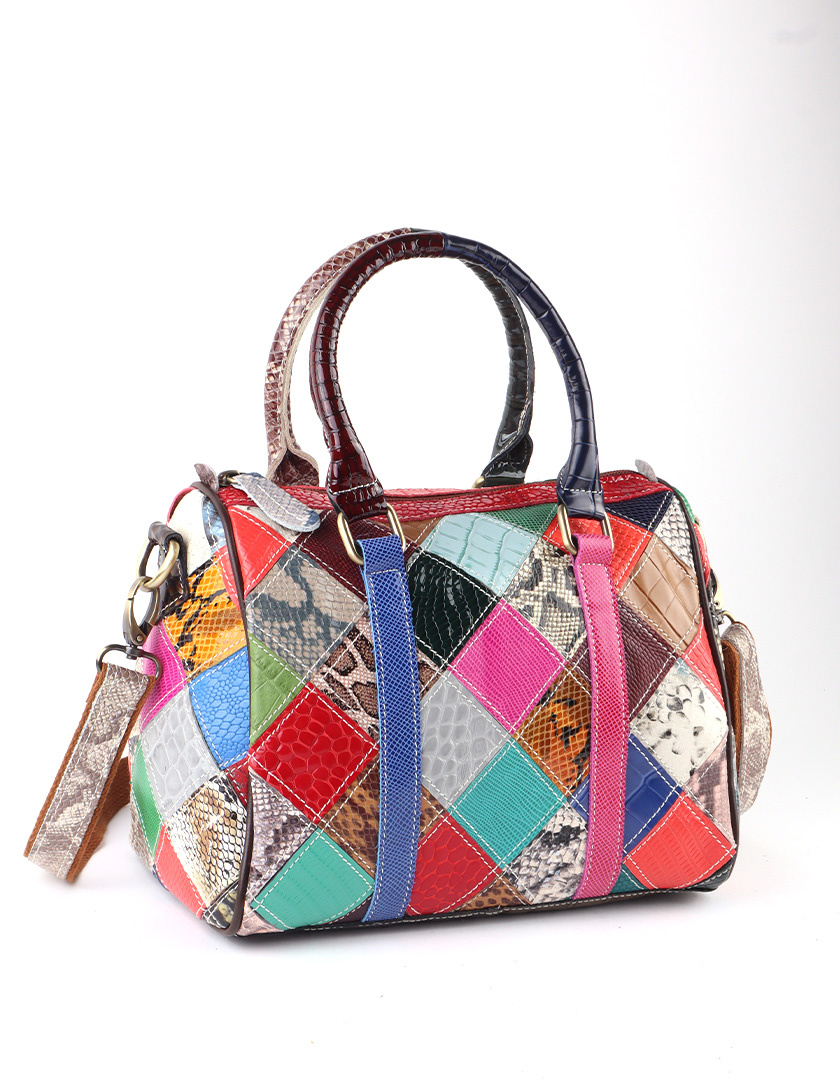 Giuliano Leather Lederen bowlingtas | Multikleur | 552261, foto 3 van 4
