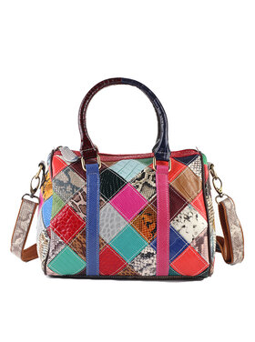 Giuliano Leather  Leder-Bowlingtasche | Mehrfarbig | 552261