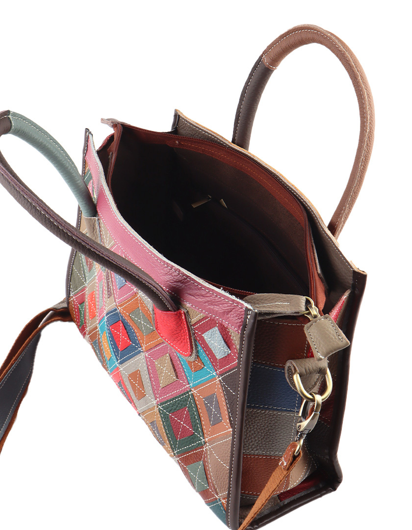 Giuliano Leather Lederen handtas | Multikleur | 552268, foto 3 van 5
