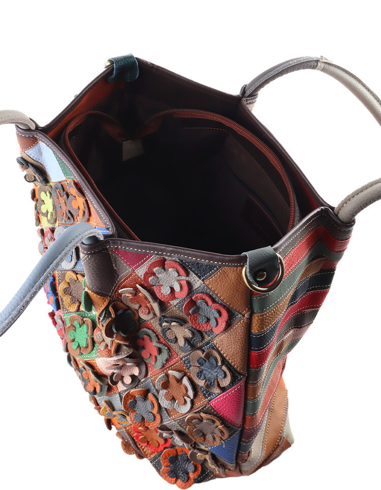 Leather handbag  | Flowers  | 552681