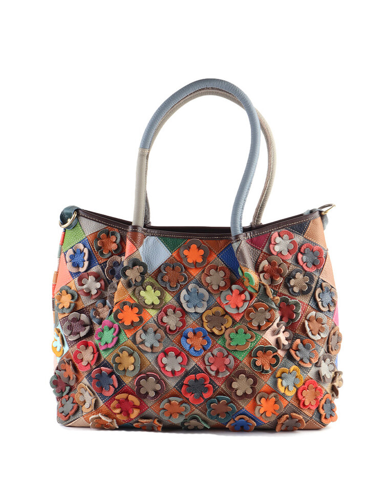 Leather handbag  | Flowers  | 552681