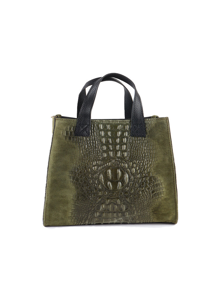 Giuliano Leather  Leren handtas | Kroko 900038