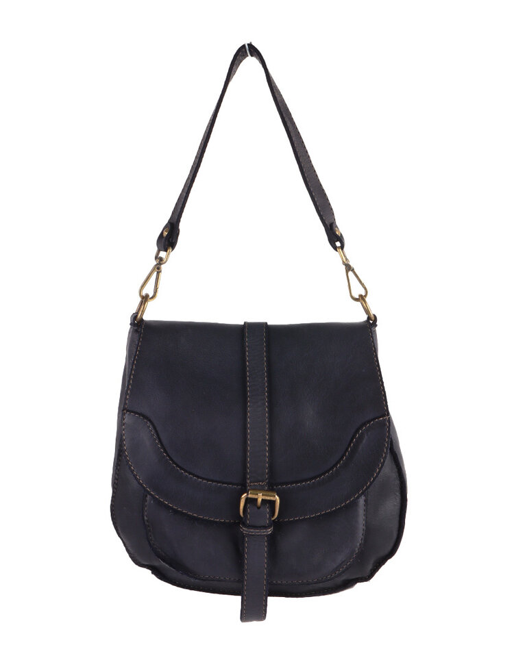 Giuliano Leather  Gewaschene Leder-Schultertasche | 552399