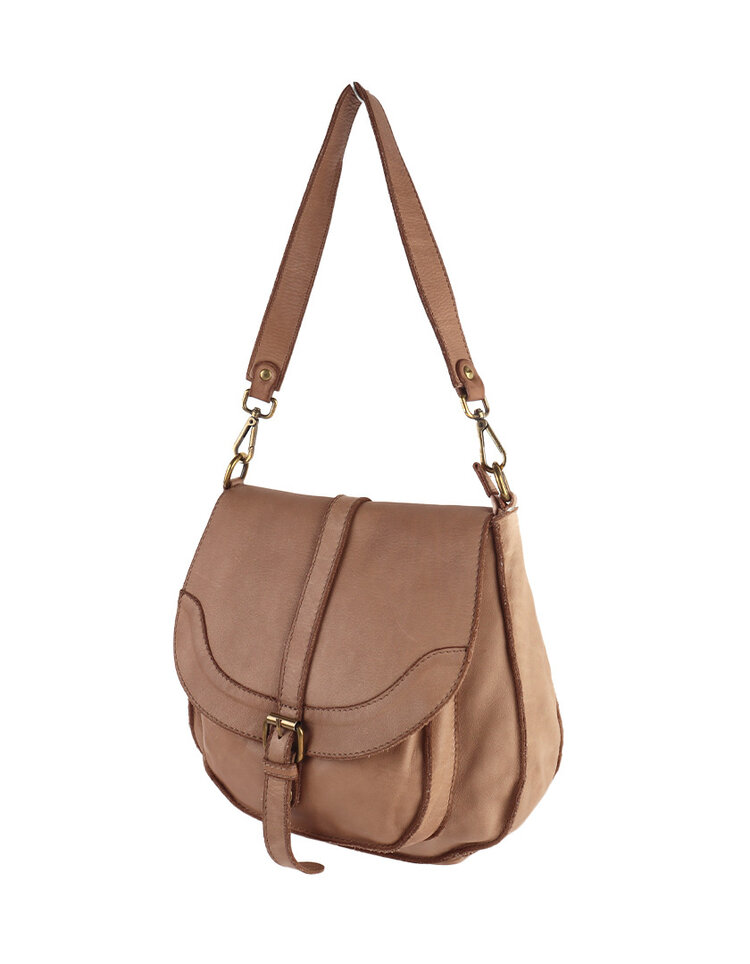 Giuliano Leather  Gewassen Lederen Schoudertas | 552399