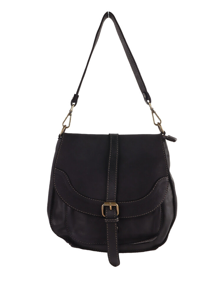 Giuliano Leather  Gewaschene Leder-Schultertasche | 552399