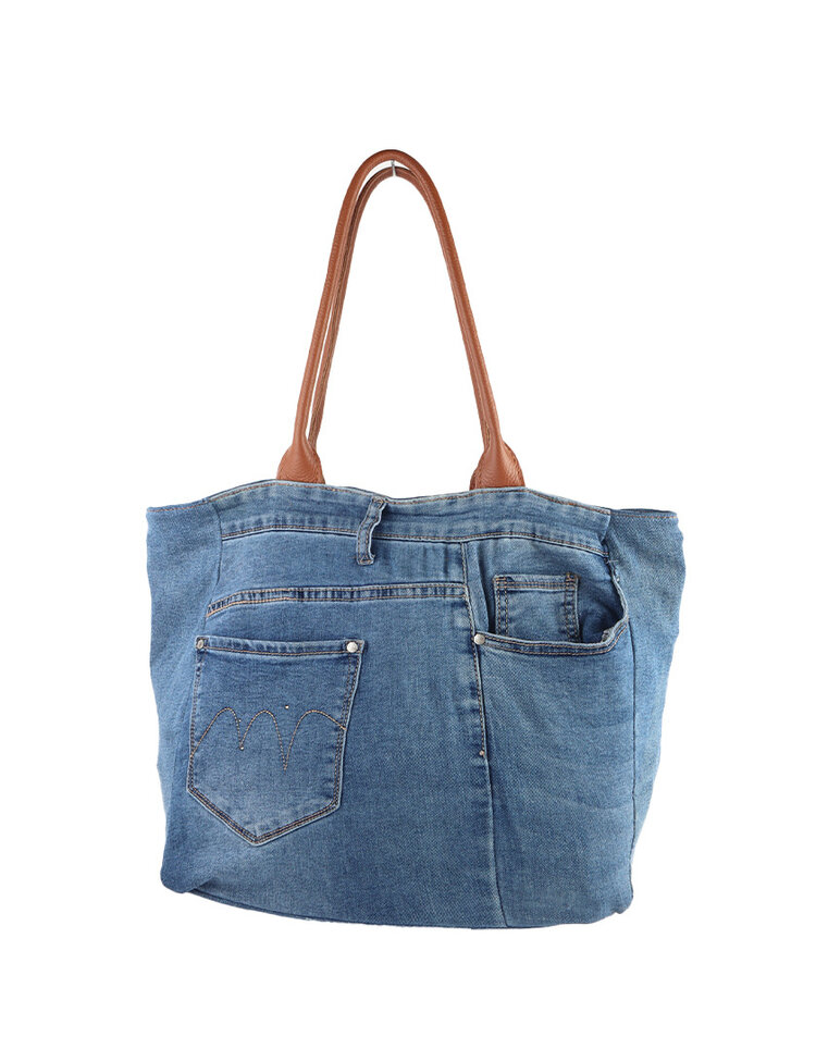 Giuliano Leather  Denim Handbag | 552355