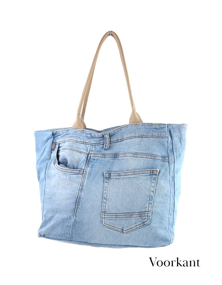 Giuliano Leather  Denim Handbag | 552355