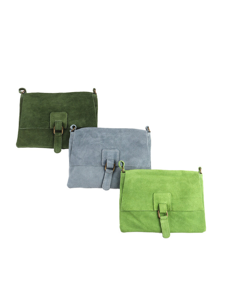 Kleine Wildleder-Schultertasche | 900051