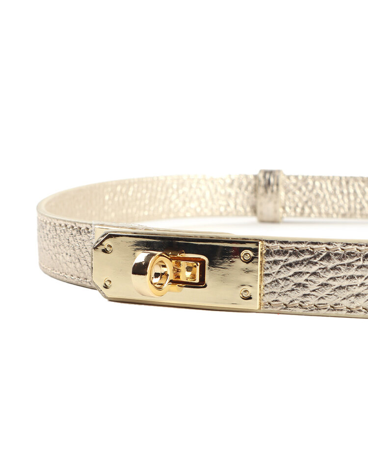 Giuliano Leather  Leather belt |  5591392 (Gold)