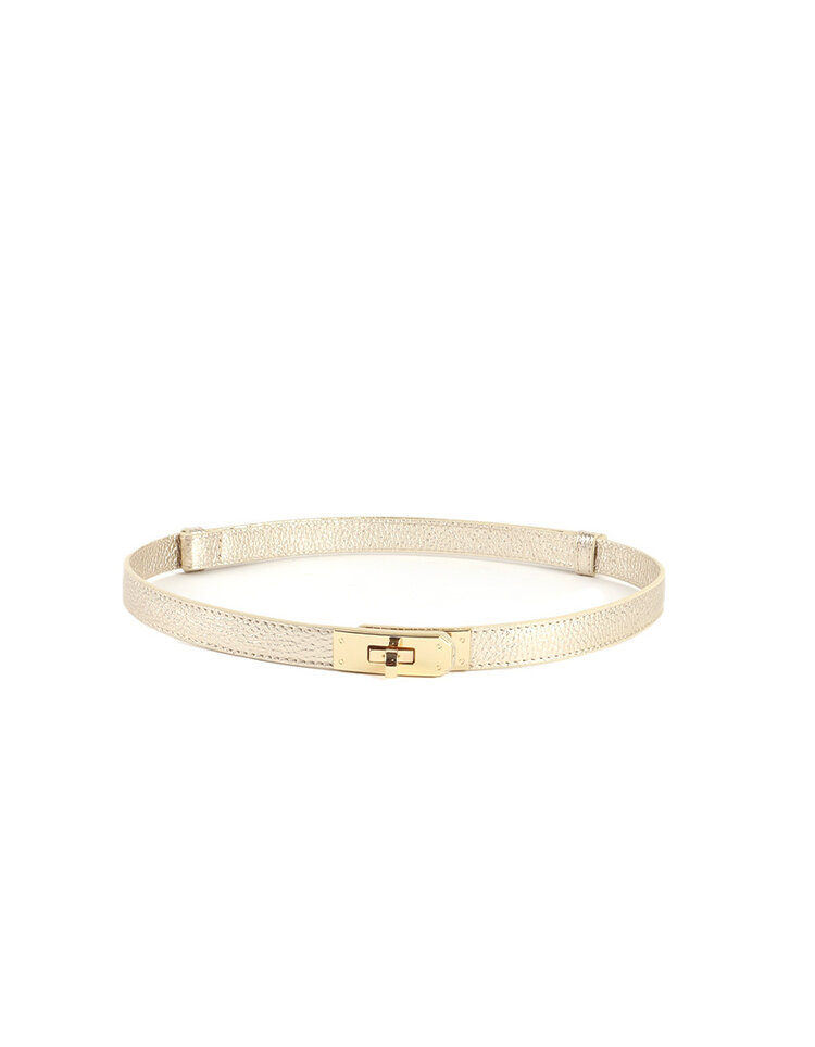 Giuliano Leather  Lederen riem |  5591392 (Goud)