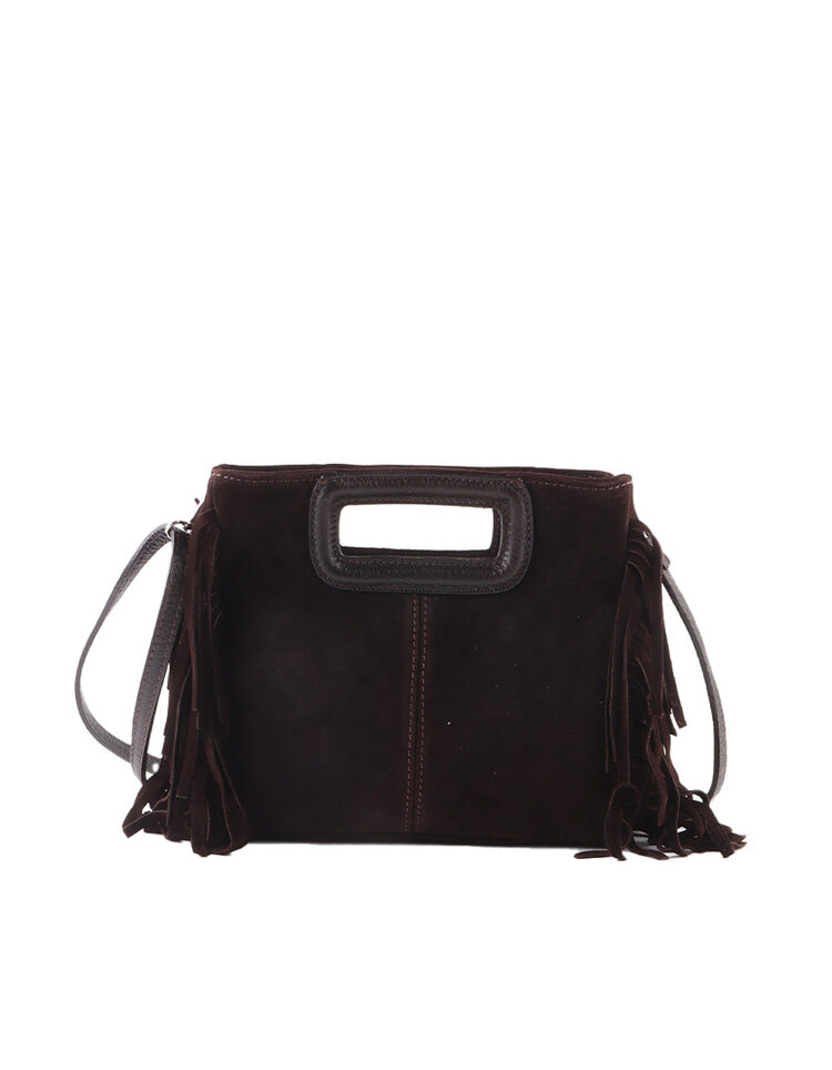 Suède shoulderbag | Fringes | 552423 SUEDE