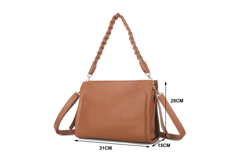 Giuliano Kunstleder-Schultertasche | 10365