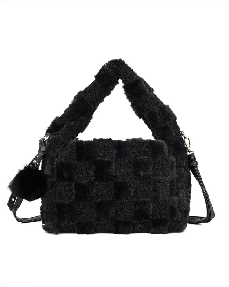 Giuliano Teddy checkered shoulderbag | 20085