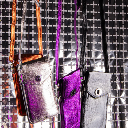 Metallic artificial leather