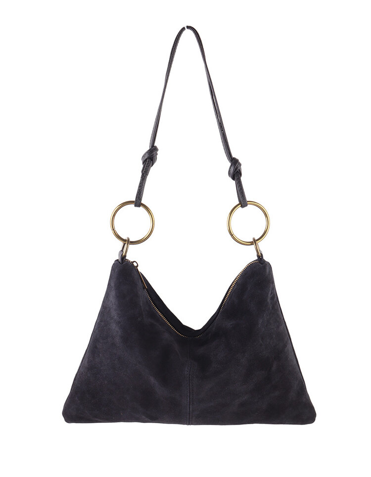 Giuliano Wildleder-Schultertasche | 552406