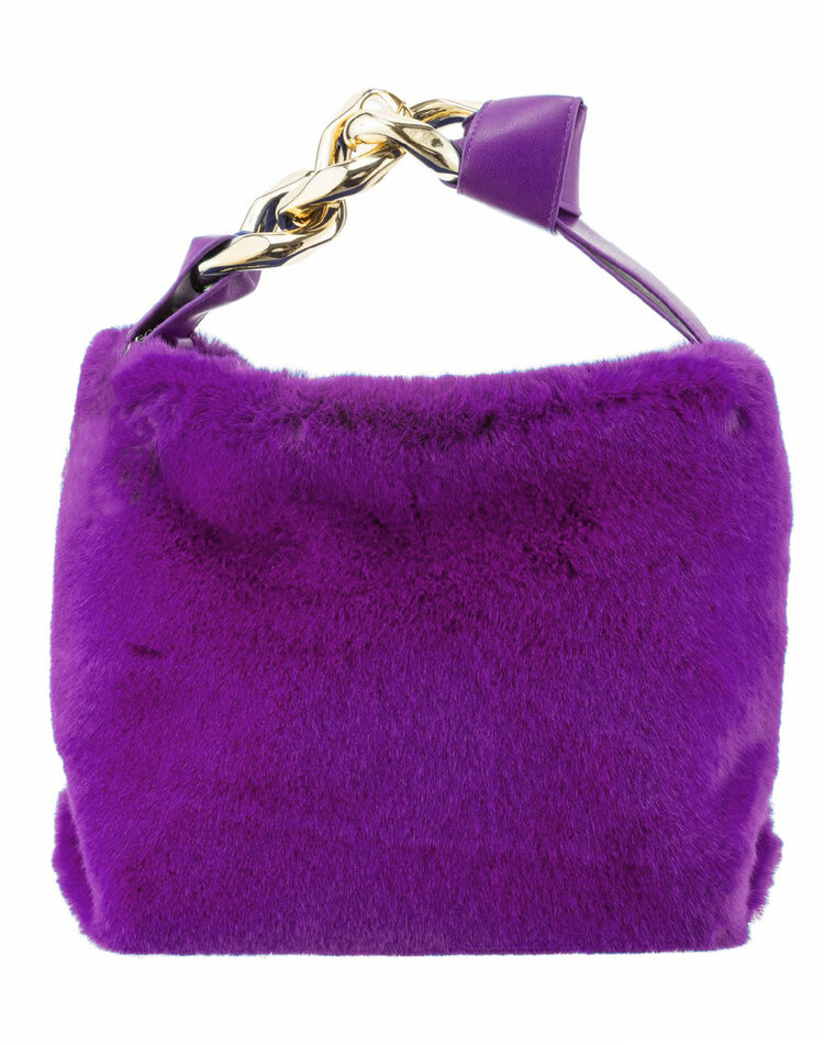 Cross body tas faux fur | 10317